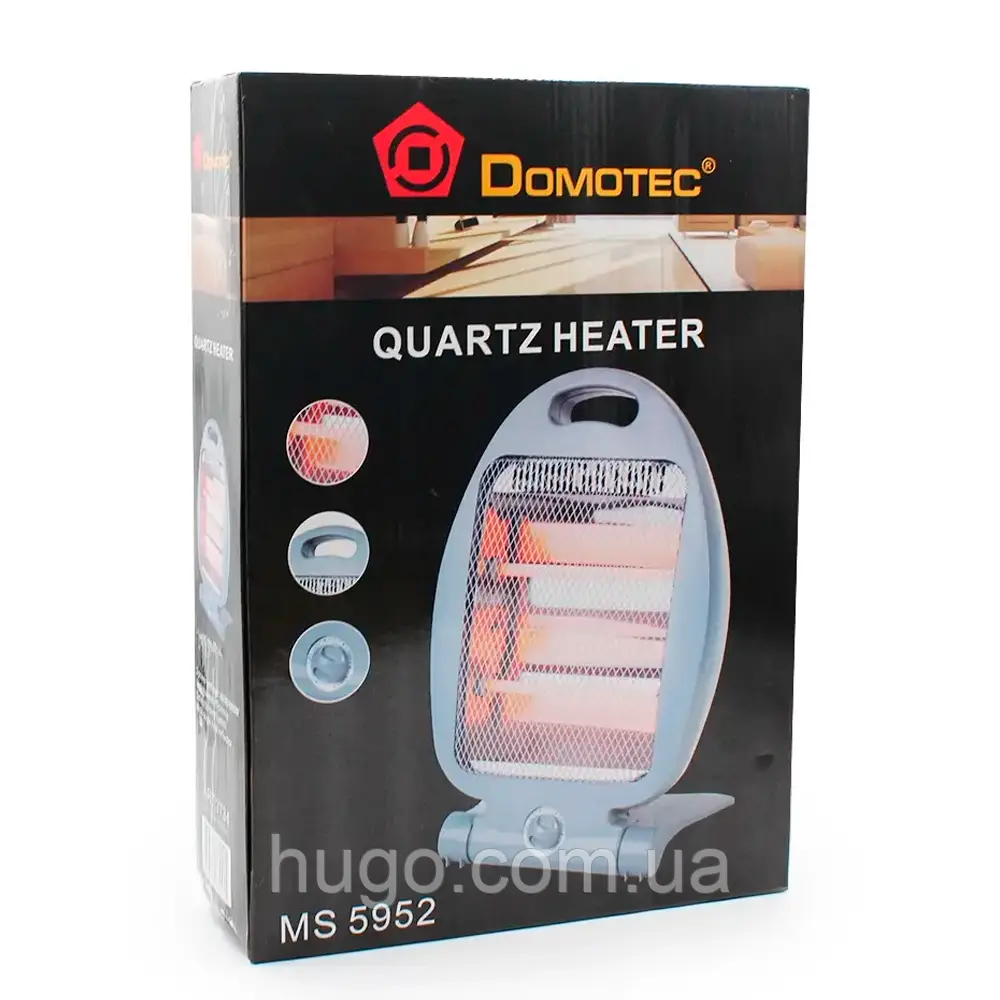 Domotec Trīs kvarca lampas ar aizsargrežģi. - Image 2