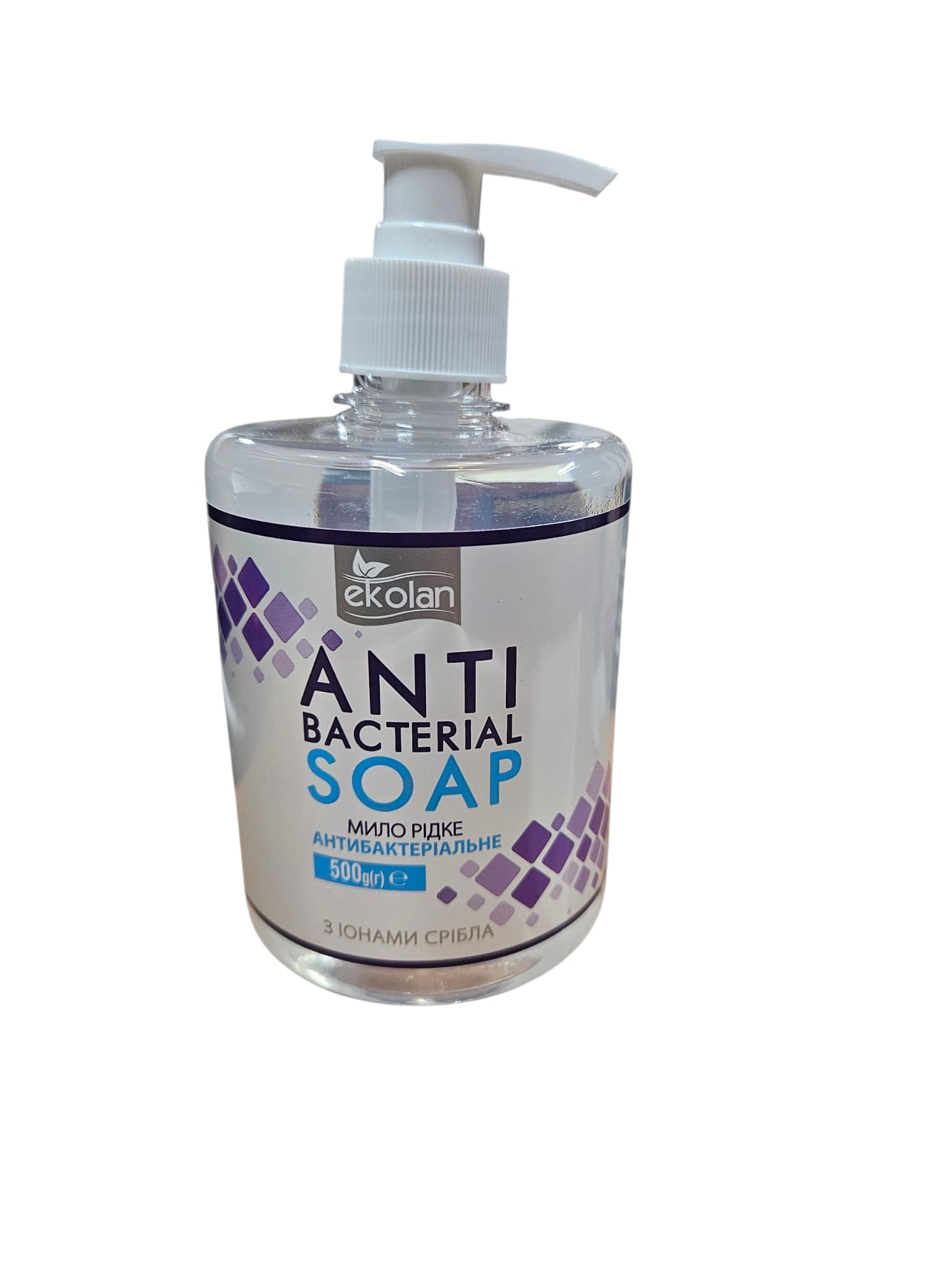 Ekolan šķidras antibakteriālas ziepes ar sudraba joniem