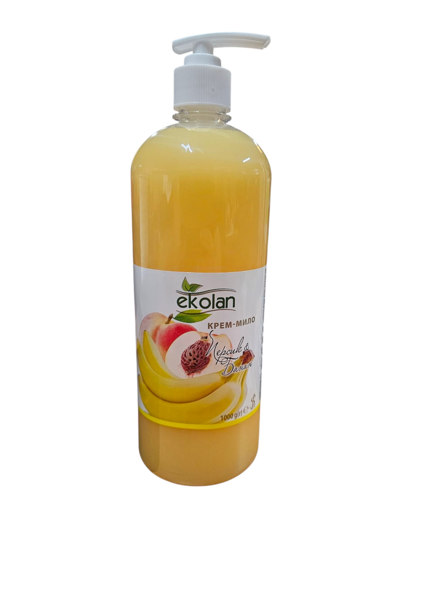 Ekolan Krēmziepes ar persiku un banānu aromātu