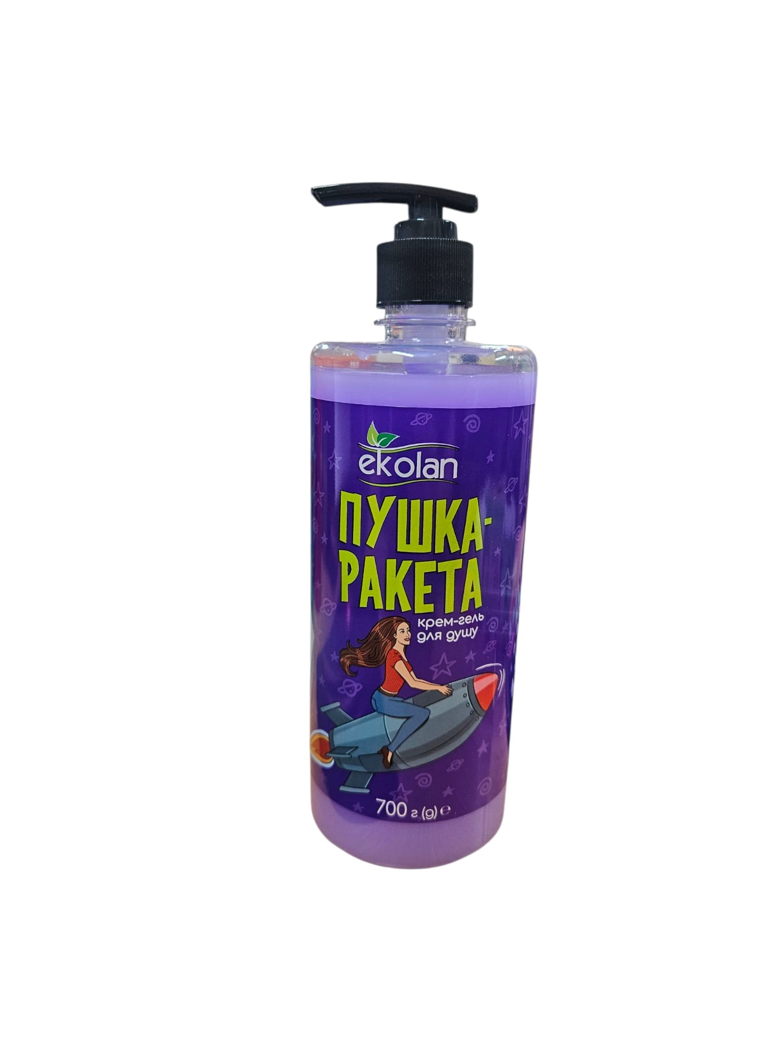 Ekolan dušas krēm-gēls.  “Пушка-Ракета”