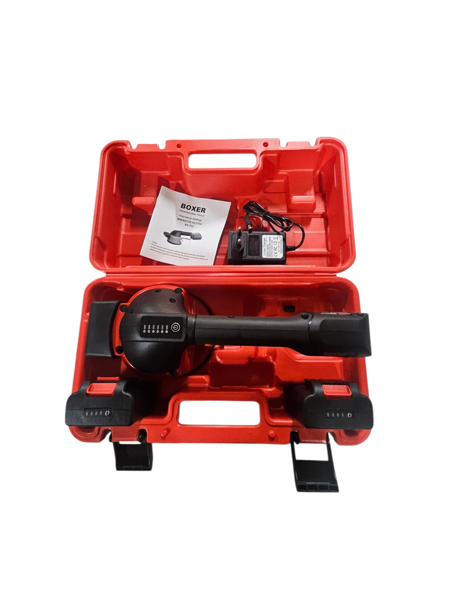 BOXER BX-702 Bezvadu flīžu vibrators 