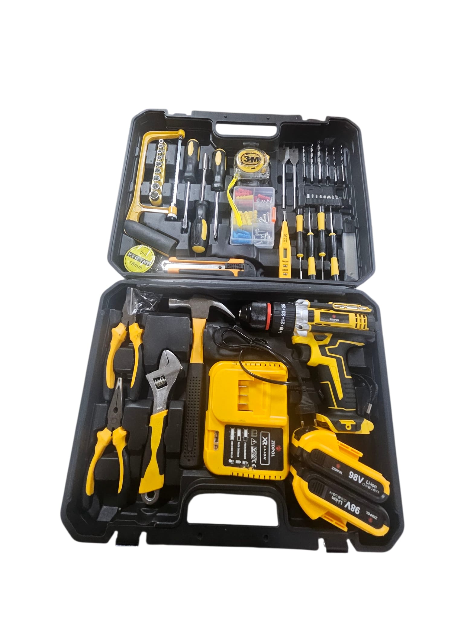 ZIDPOL N-52 – bezoglīšu elektriskais urbjmašīnas / instrumentu komplekts