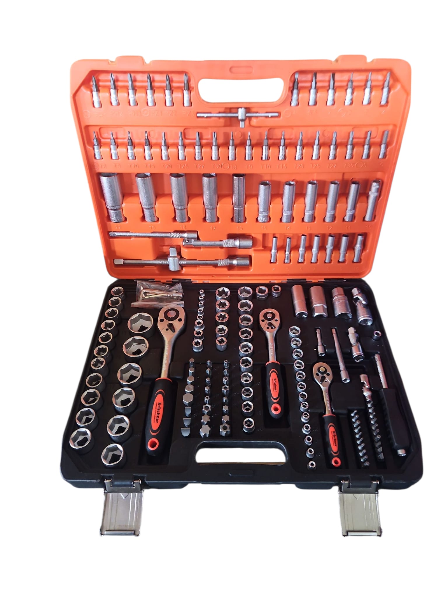 171 gab. kombinētais ligzdu (šoķu) atslēgu komplekts – Krischner KN-0171