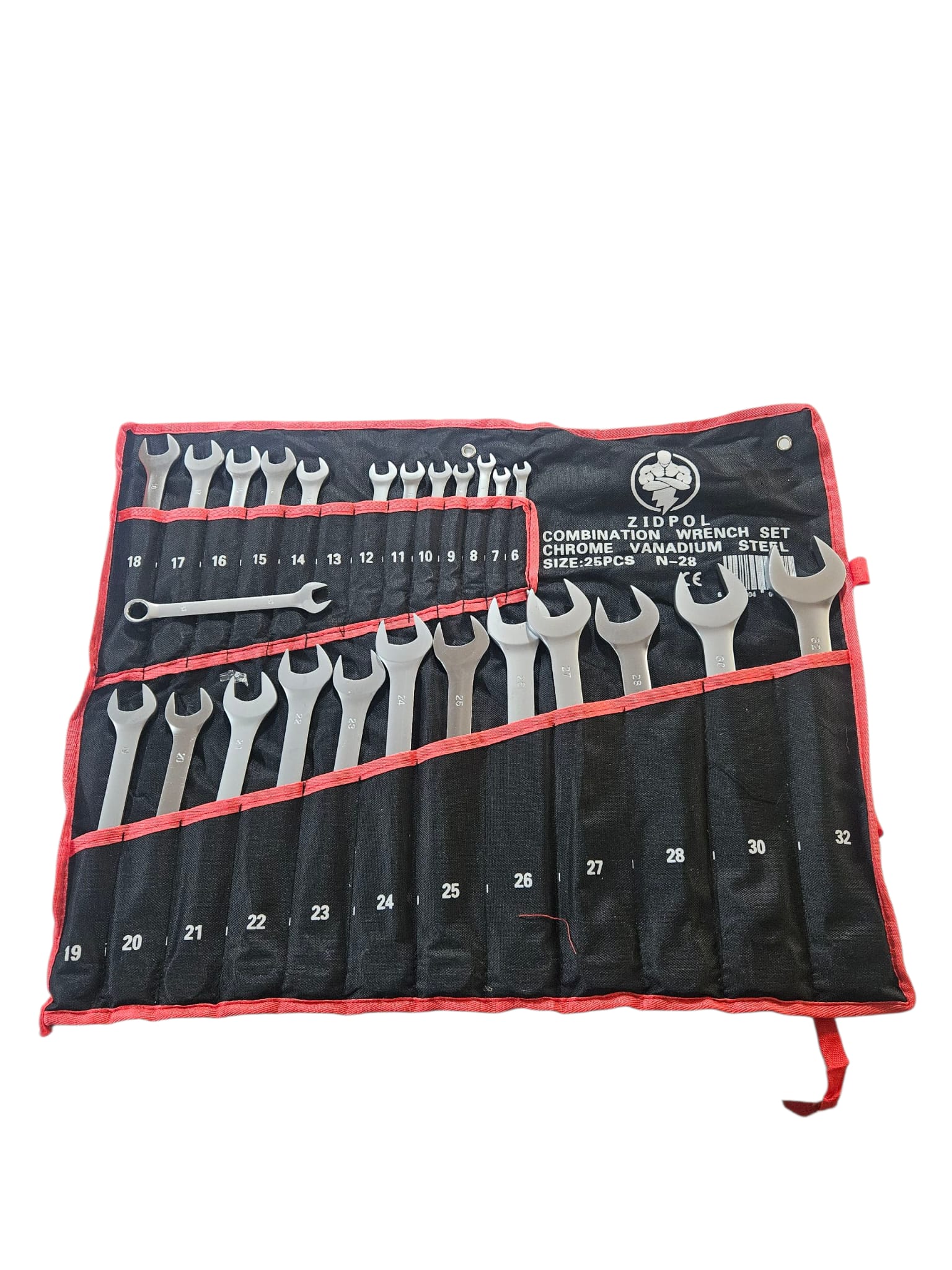 ZIDPOL 25 gab. kombinēto atslēgu komplekts