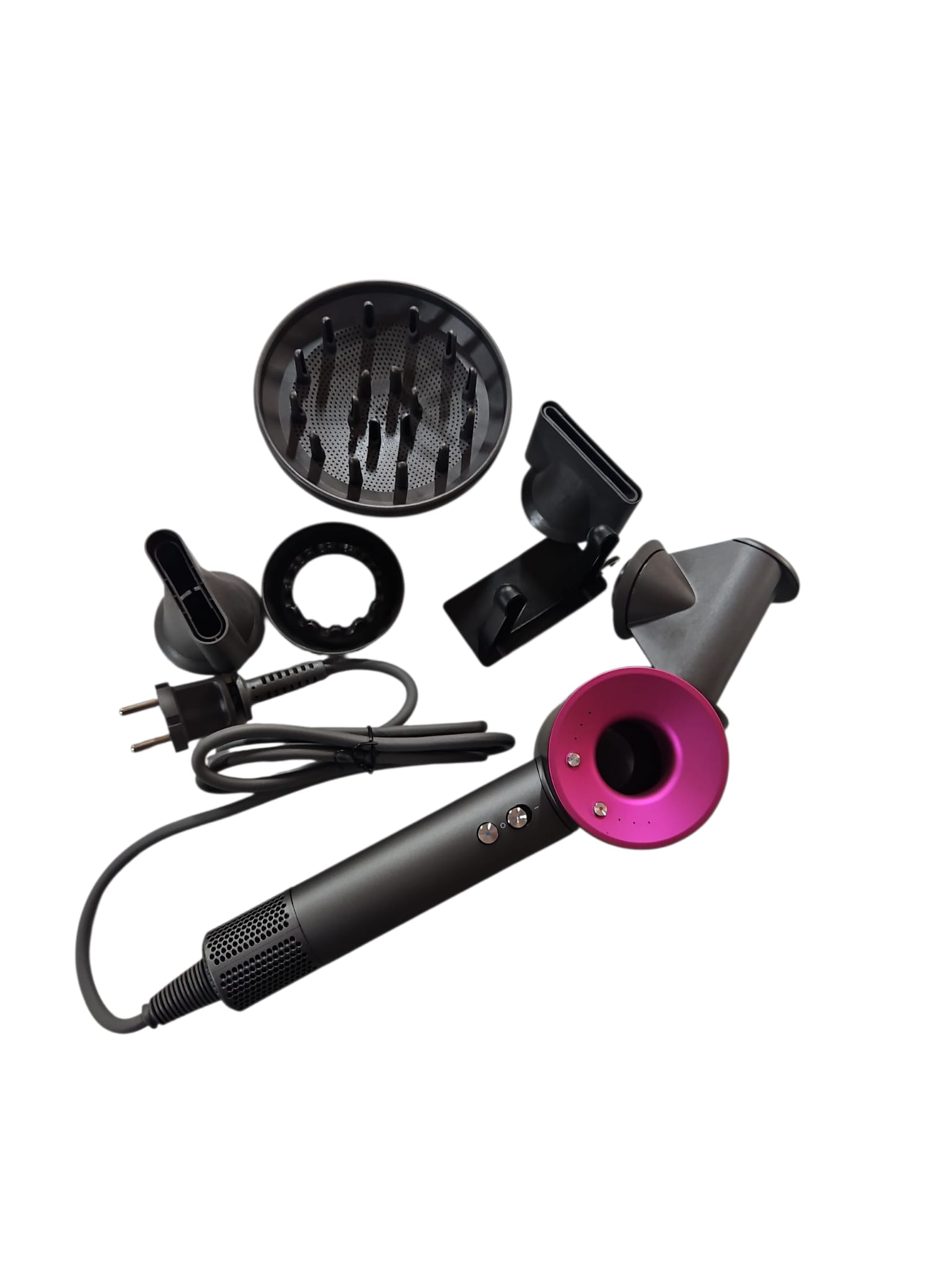 matu fēns ar vairākām maināmām uzlikām