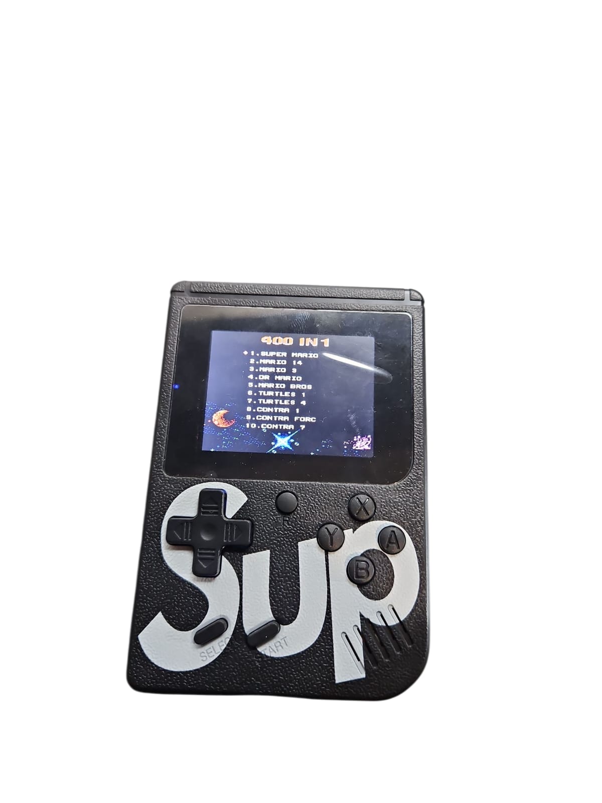 portatīvais spēļu automāts "SUP Game Box" (400-in-1).