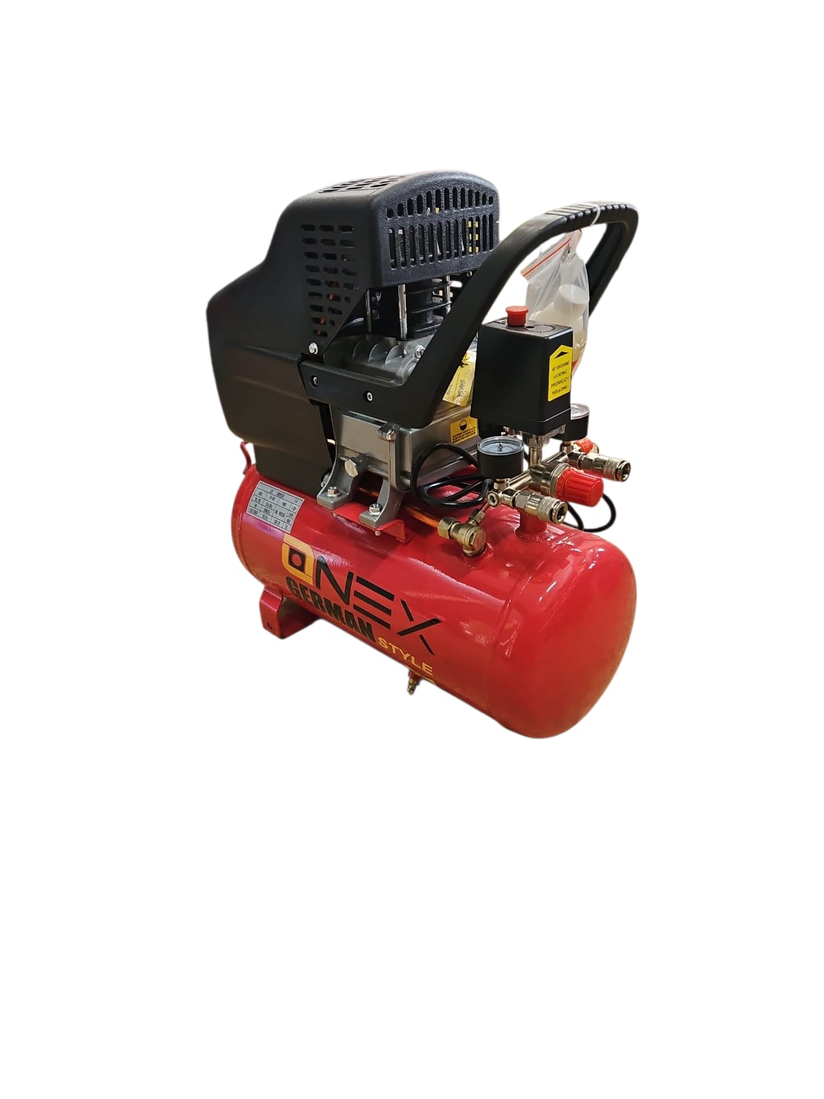 Onex gaisa kompresors (OX-4302) ar 25L tvertni.