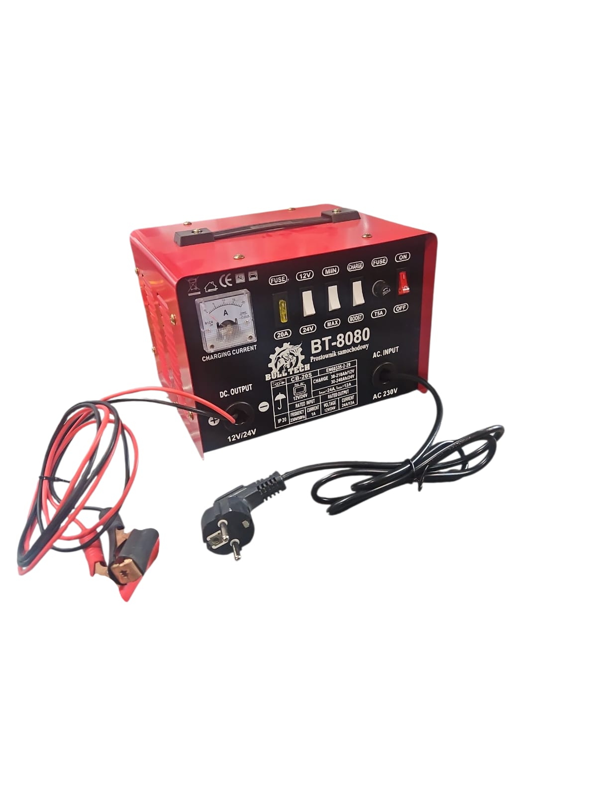 BULL-TECH Akumulatora lādētājs ar starta funkciju BT-8080