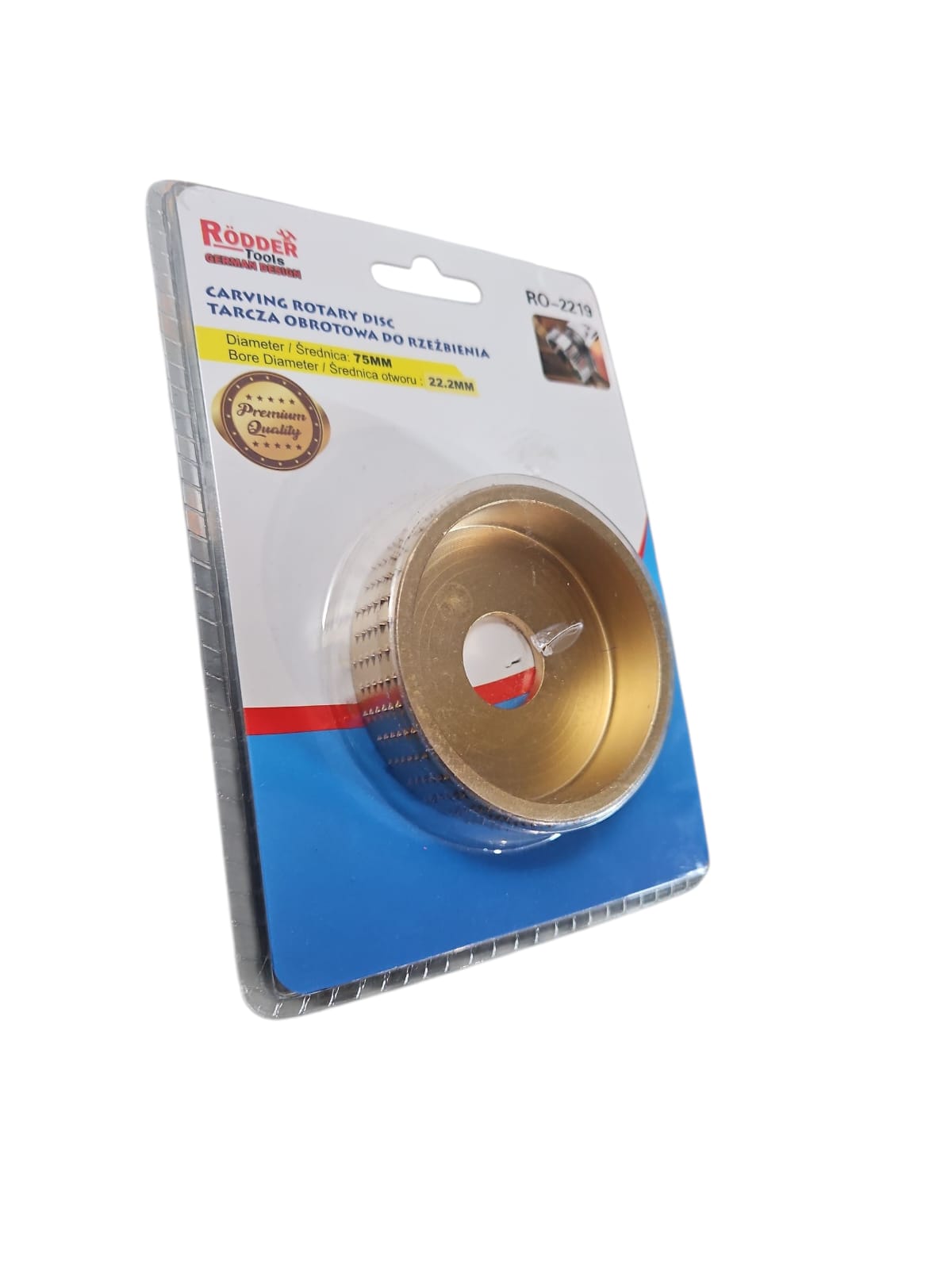 Griešanas/rezēšanas rotācijas disks 75 mm (22,2 mm caurums)