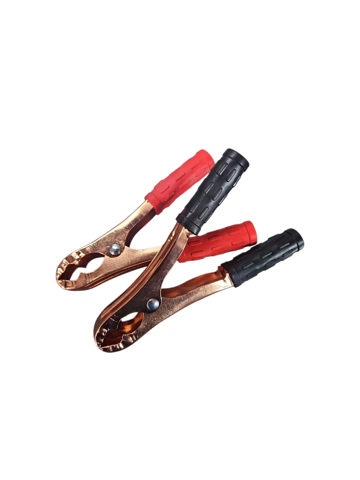 Akumulatora spailes (krokodili) 2 gab. – sarkana un melna