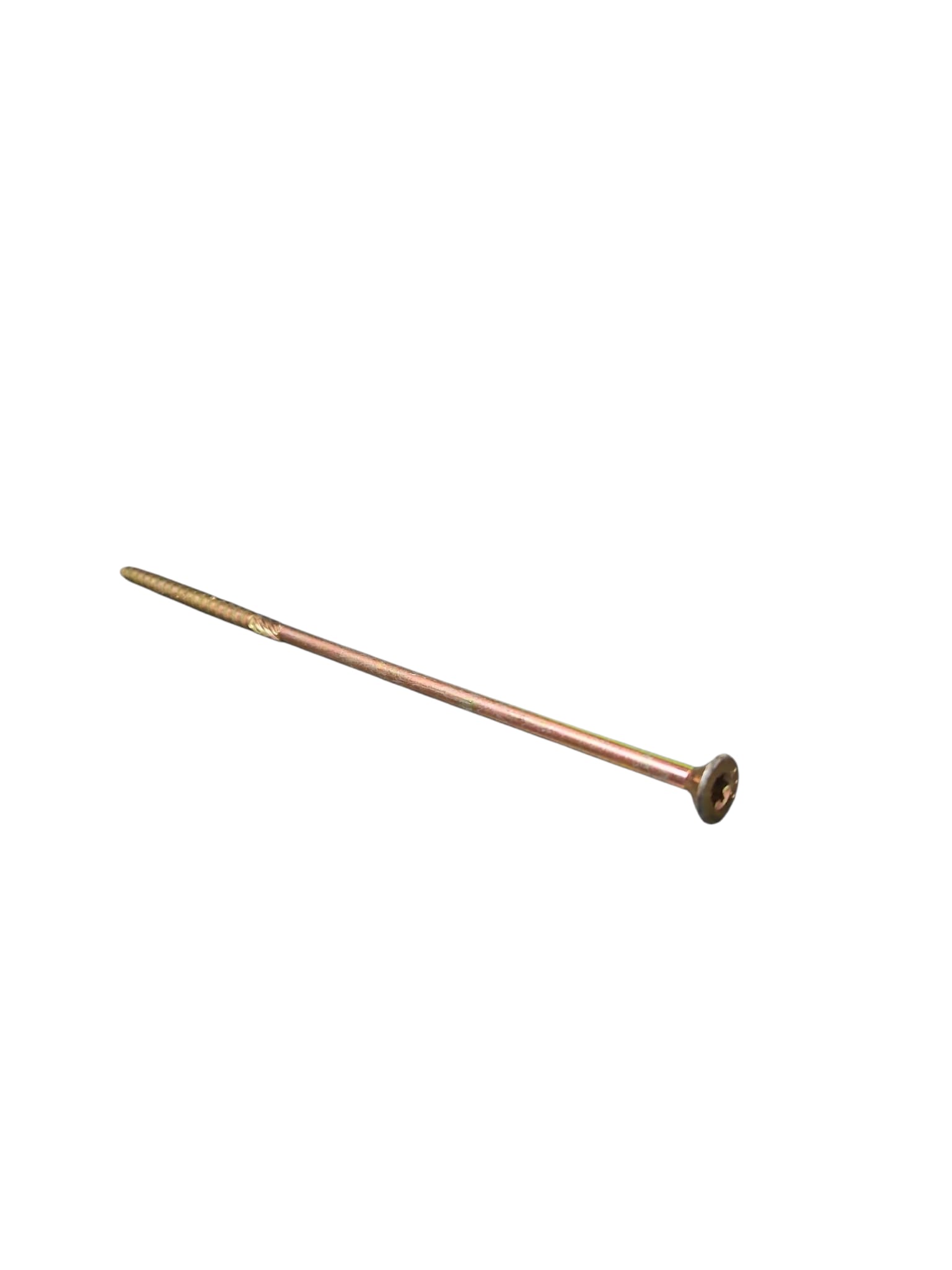 Koka skrūves 6×220 mm – dzelteni cinkotas, ar TORX galvu (100 gb) 🔩🌲