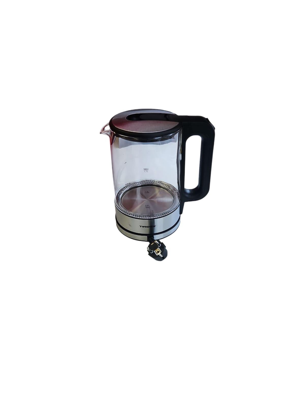 moderns elektriskais ūdens vārītājs ar izturīgu stikla korpusu