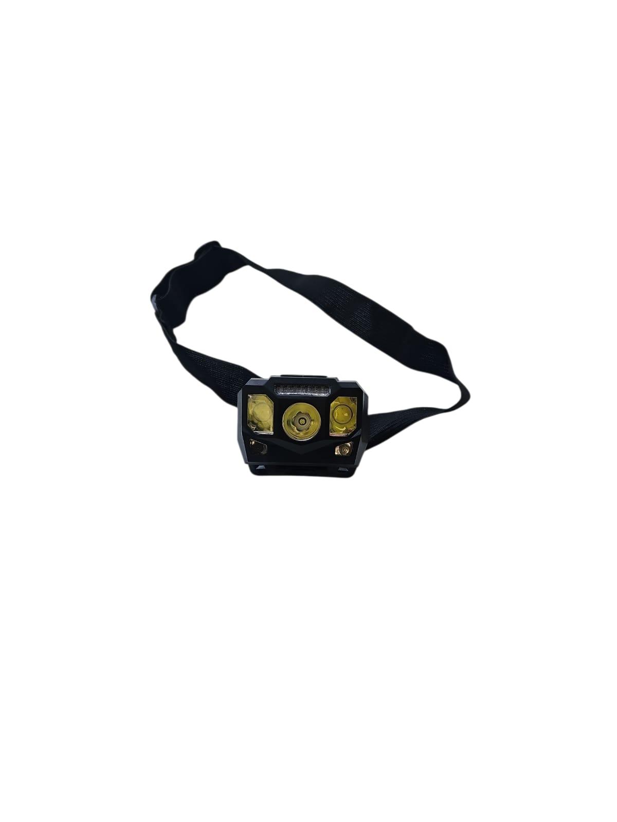 Kompakts un jaudīgs uzlādējams pieres lukturis ar kustību sensoru