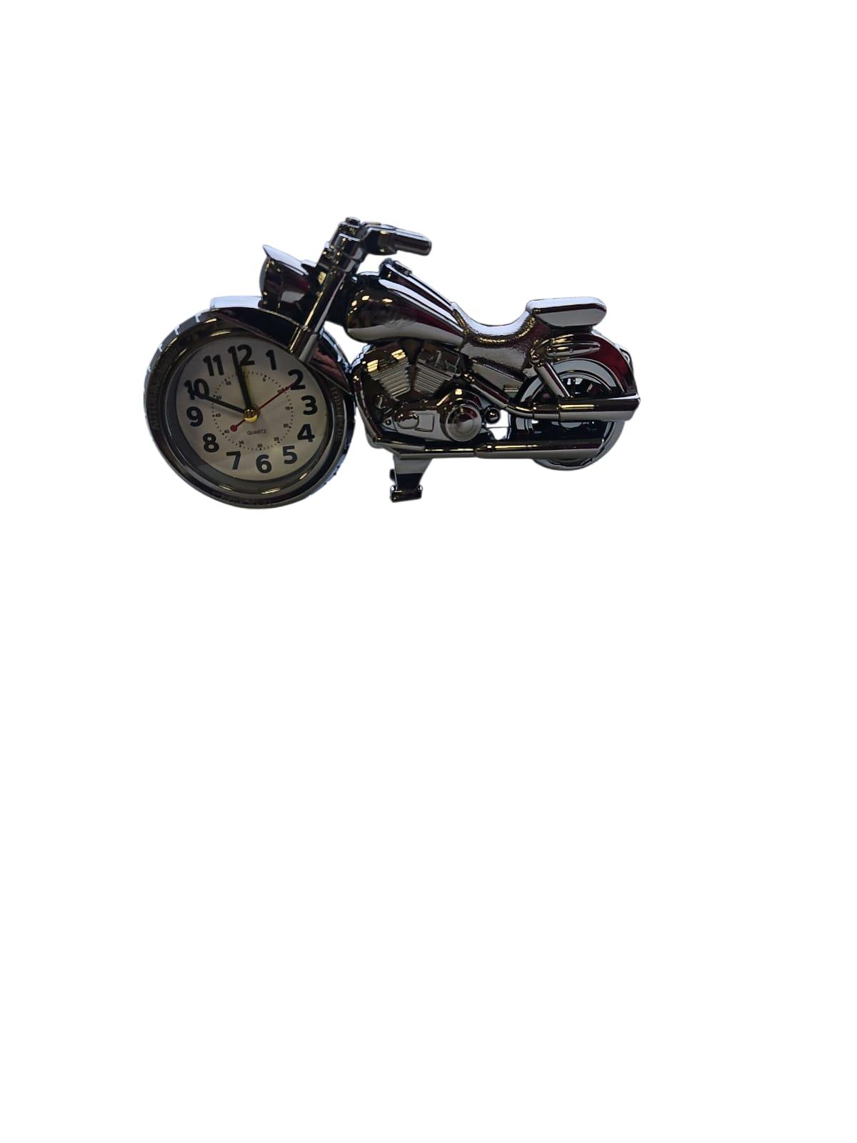 galda pulkstenis motocikla formā (tērauds)