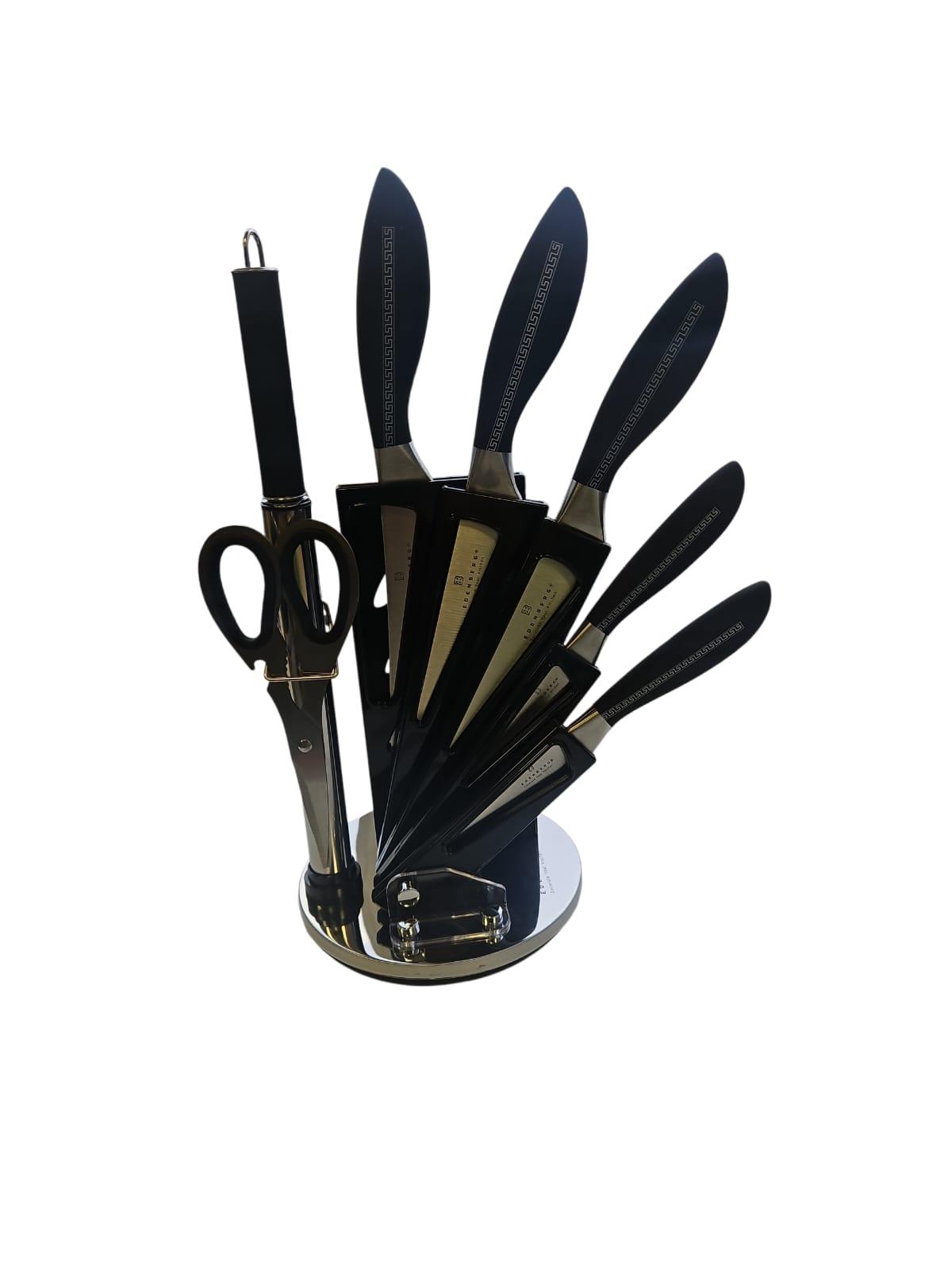 Virtuves nažu komplekts ar rotējošu statīvu (MELNS)