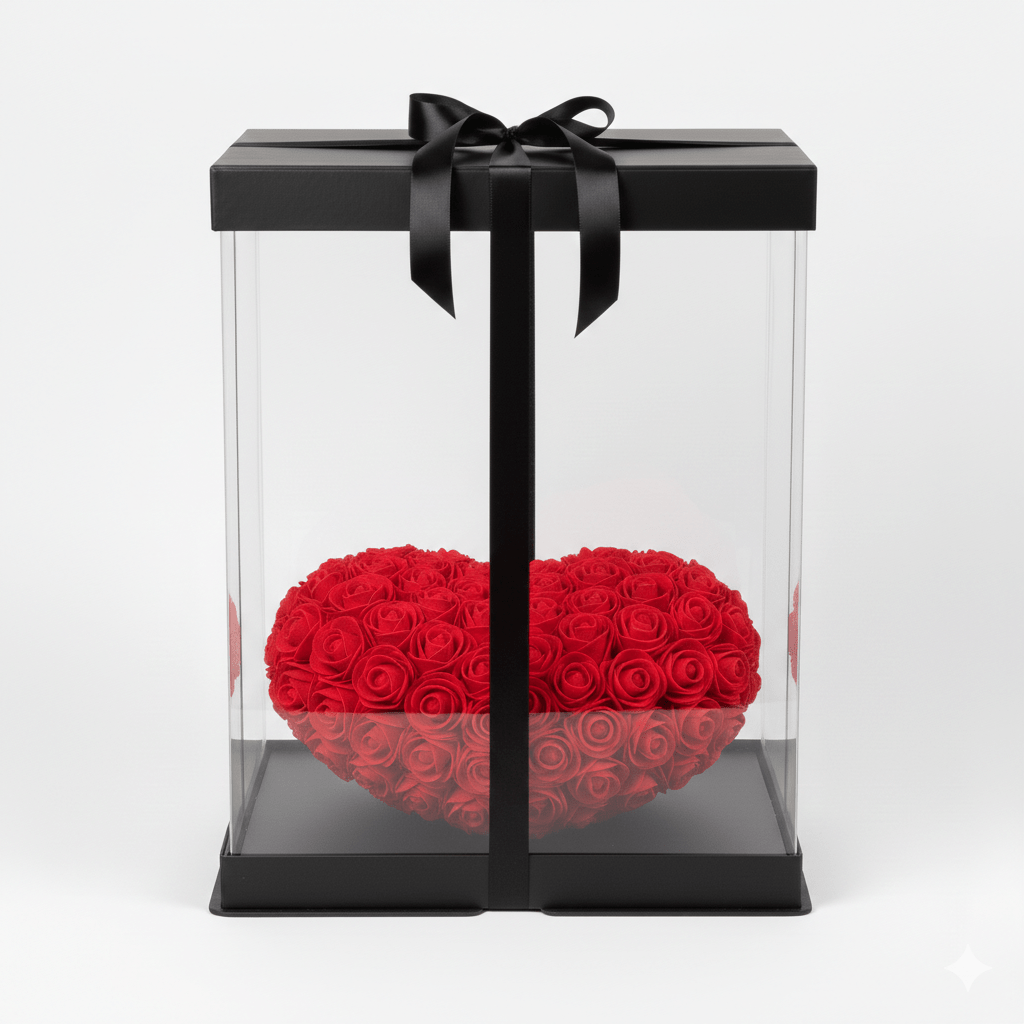 Rožu sirds (sarkana)