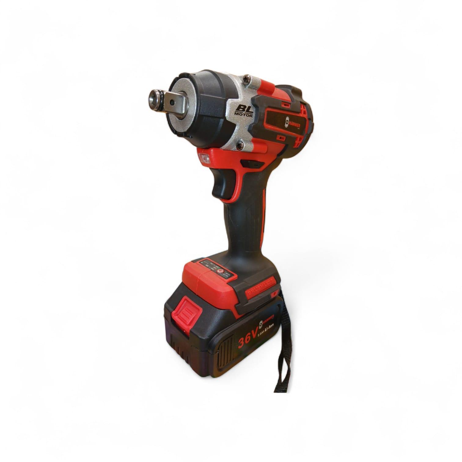 Hammer Tools HM-168 akumulatora triecienatslēga 36V (700 Nm)