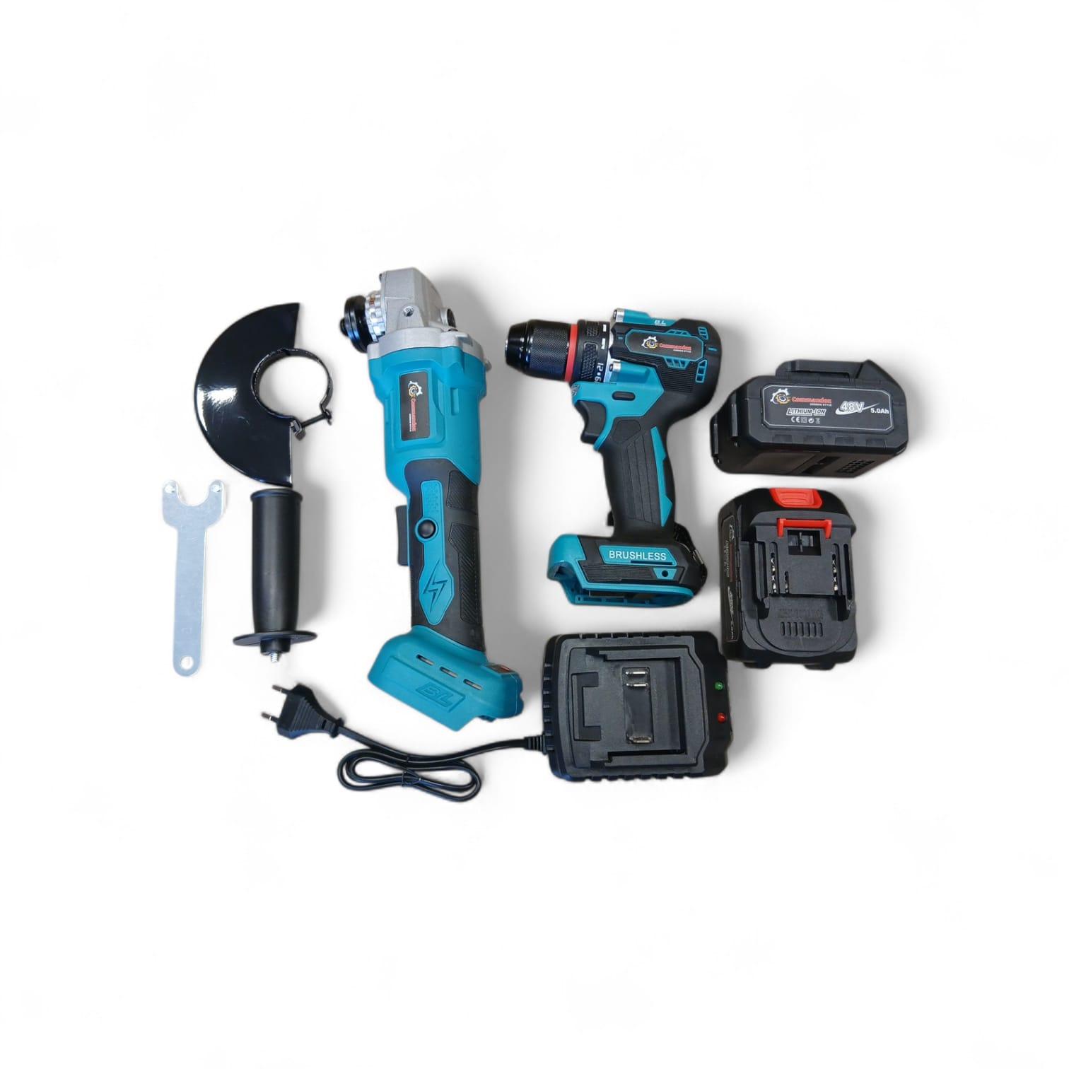 Commalooz akumulatora instrumentu komplekts 2-in-1