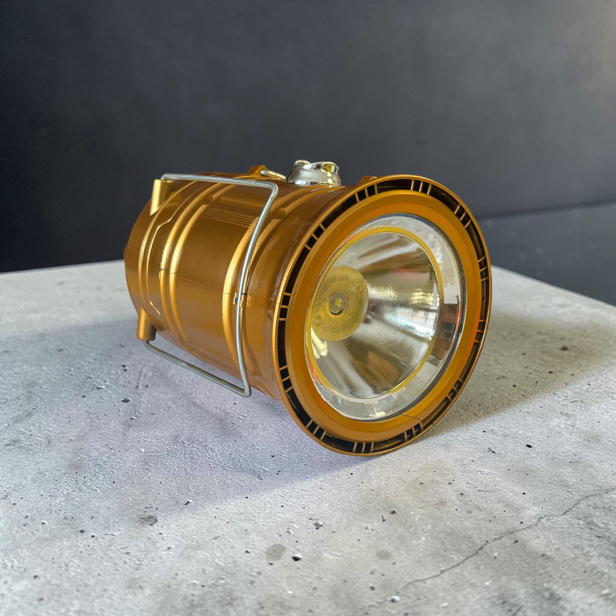 uzlādējama kempinga laterna ar saules paneli (mazais)