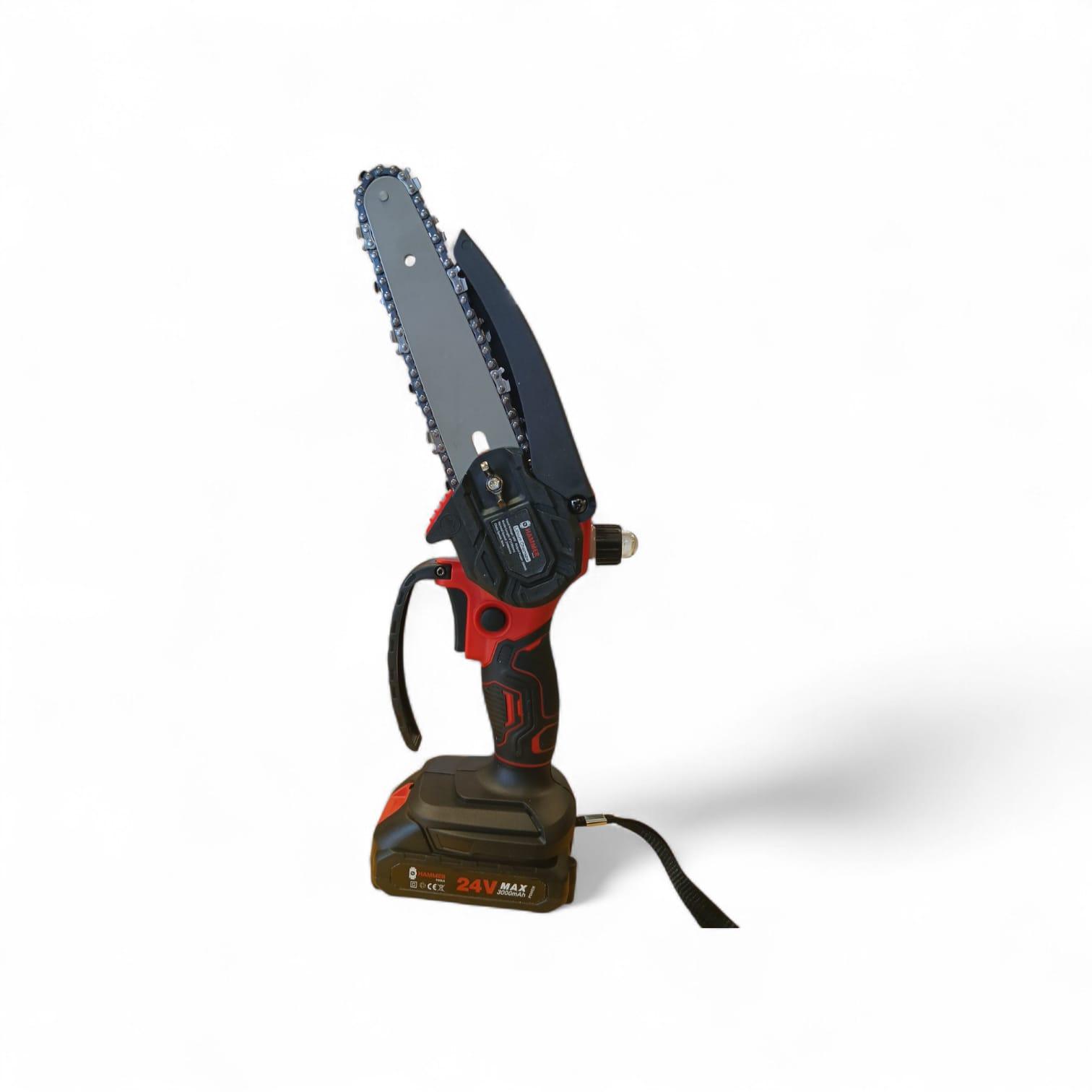 HAMMER 24V bezvadu mini motorzāģis