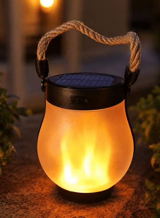Saules LED liesmas lampa “Flame Lamp” 2in1