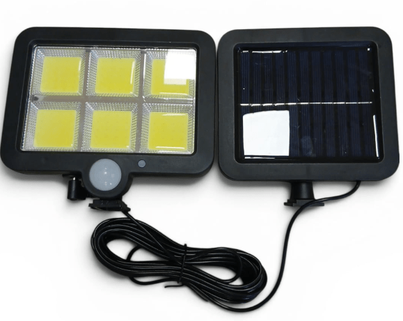 Saules LED sienas lampa ar kustības sensoru