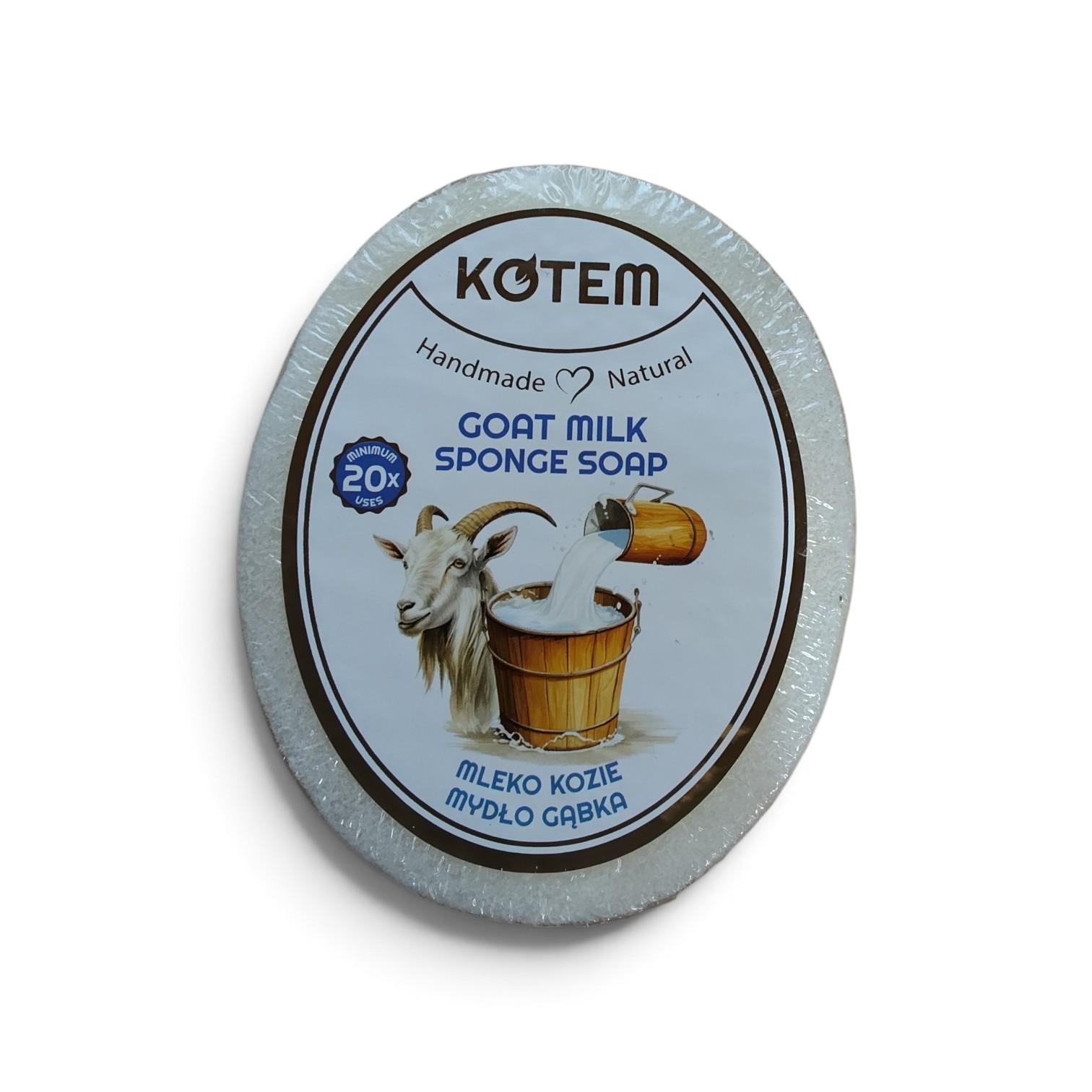 Ziepju sūklis KOTEM Goat Milk Sponge Soap