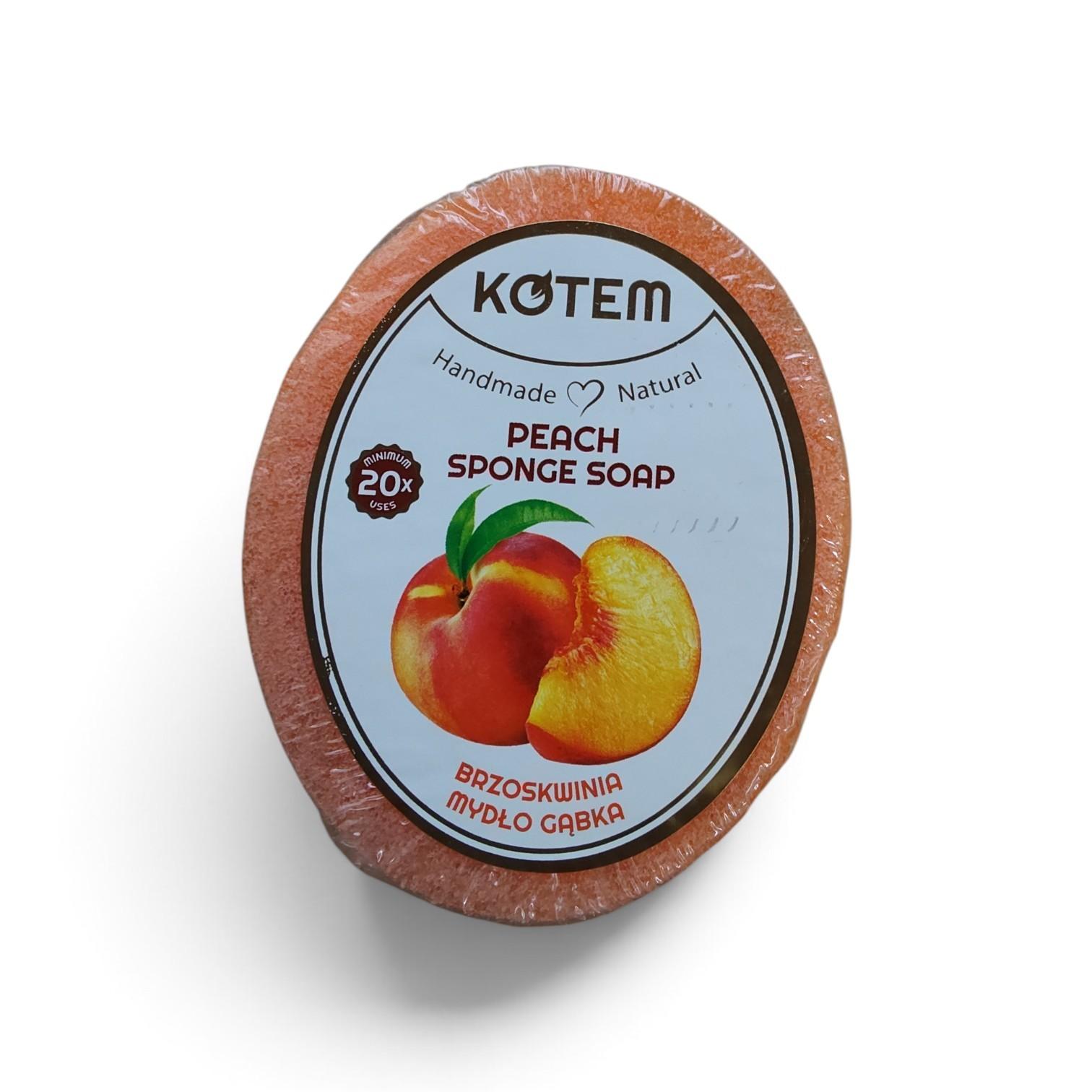 Ziepju sūklis KOTEM Peach Sponge Soap