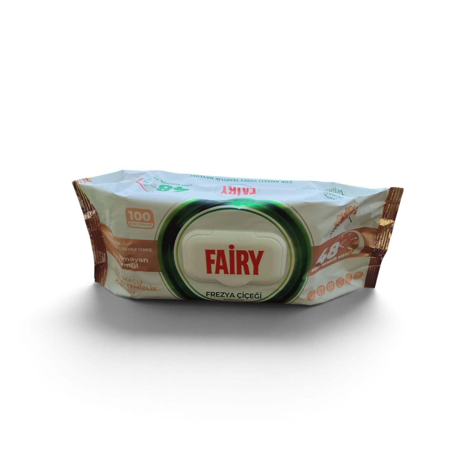 Fairy mitrās universālās tīrīšanas salvetes ar frēzijas ziedu aromātu