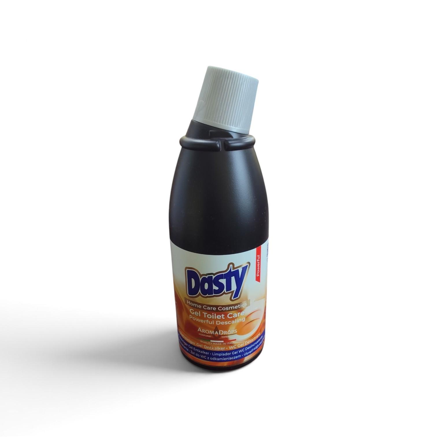 Dasty Gel Toilet Care – jaudīgs tualetes poda tīrīšanas un atkaļķošanas gels.